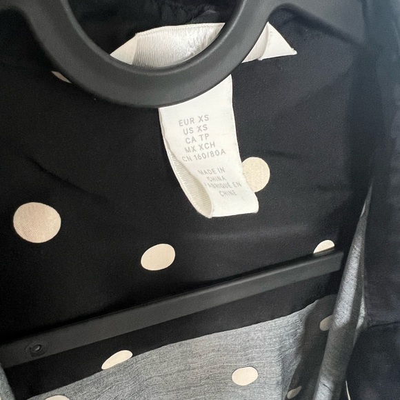 Polka dot lounge viscose set: long shirt and pants - Picture 8 of 8